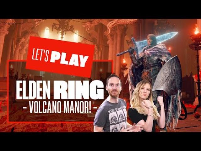 Let's Play Elden Ring Co-Op Gameplay - MOUNT GELMIR AND VOLCANO MANOR! Elden Ring PS5 Gameplay