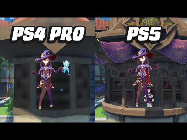 Genshin Impact PS4 Pro to PS5 Comparison (1.5 Update)