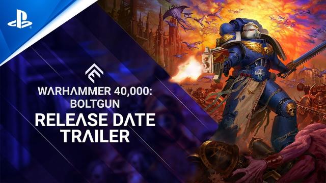 Warhammer 40,000: Boltgun - Release Date Reveal Trailer | PS5 & PS4 Games