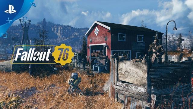 Fallout 76 - A New American Dream! An Intro to C.A.M.P. Gameplay Video | PS4