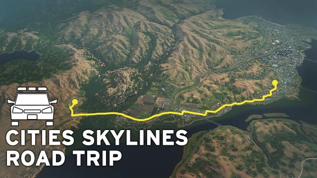 Prison to City Road Trip: First Person | Cities Skylines | Marble Mountain 05 THUNDERSTORM