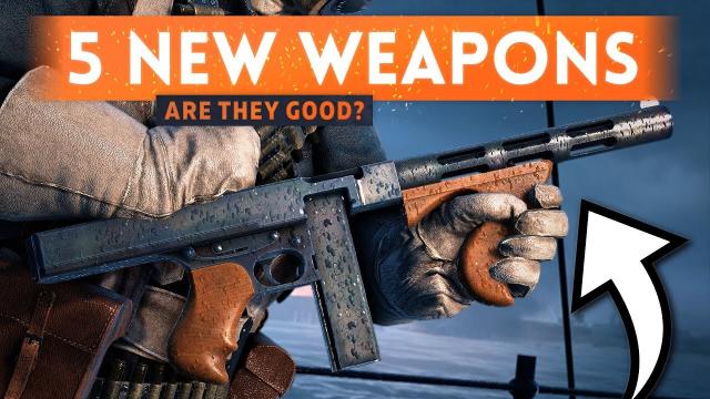 5 NEW ASSAULT WEAPONS: Are They Good? - Battlefield 1 Weapons Crate DLC Update (New *FREE* Weapons)