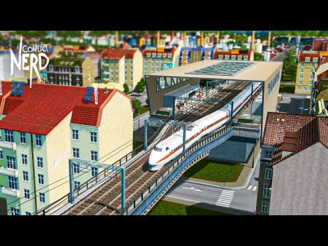 Cutting TRAINS through the city! — Cities: Skylines - Airports (#9)
