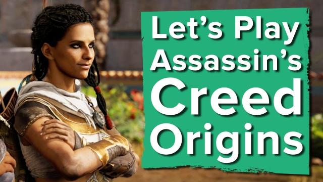 32 minutes of NEW Assassin's Creed Origins gameplay - COW CRIMES, CAMEL RIDES AND SURPRISE SAUSAGES!