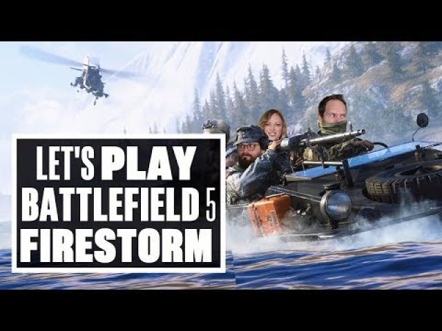 Let's Play Battlefield 5 Firestorm PS4 - WORLD WAR LEVEL 2 HELMETS!