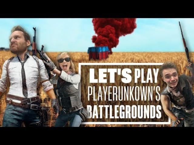 Let's Play PUBG gameplay with Ian, Chris and Aoife - Chicken dinners for all!