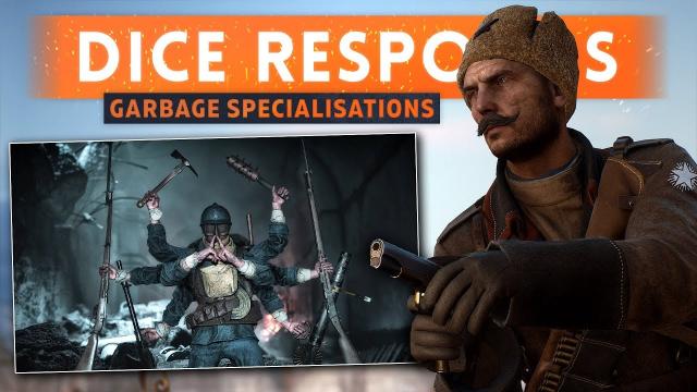 ► GARBAGE SPECIALISATIONS: DICE Responds & DELAYS Them! - Battlefield 1 Turning Tides DLC