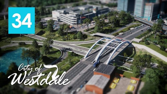 Cities Skylines: Simple Highway Exit - Westdale EP34