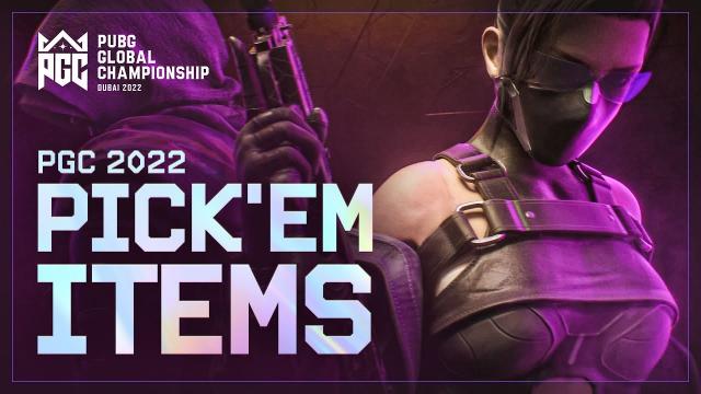 PUBG | PGC 2022 NEW Pick’Em Challenge Items! ????