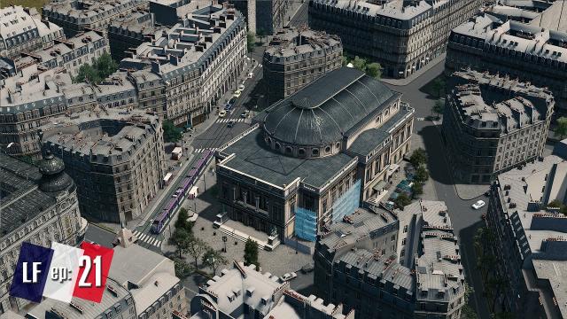 Cities Skylines: Little France by Two Dollars Twenty - The Grand Theater and district expansion #21