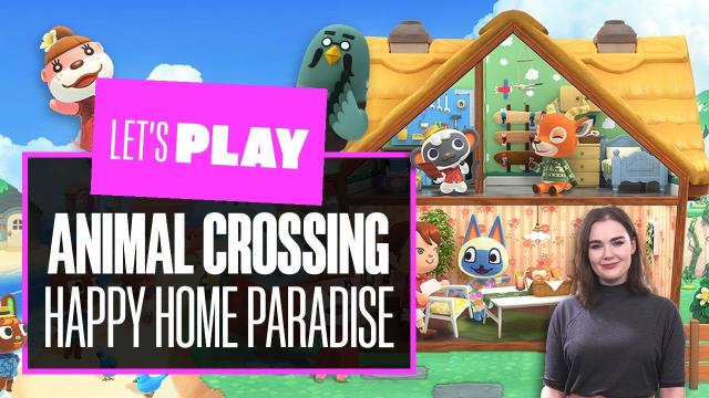 Let's Play Animal Crossing New Horizons Update - BREWSTER AND HAPPY HOME PARADISE REACTION