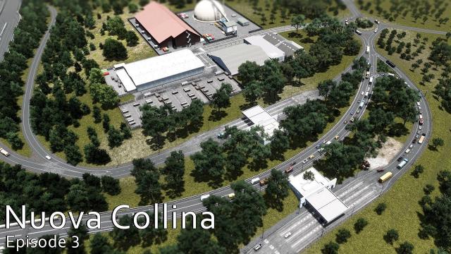 Cities Skylines: Nuova Collina - The first Highway Toll Booths and Ore Production #03
