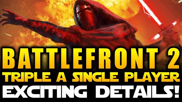 Star Wars Battlefront 2 (2017) - Triple-A Single Player Design!  BIG Potential From EA Motive Team!