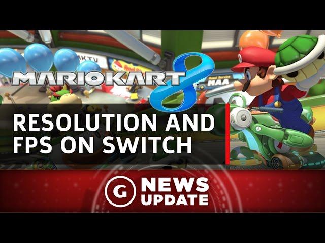 Mario Kart 8 Nintendo Switch Resolution and Frame Rate Revealed - GS News Update