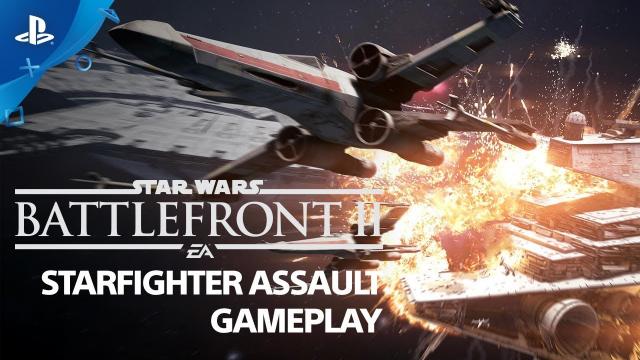 Star Wars Battlefront II - Starfighter Assault Gameplay Demo | PS4