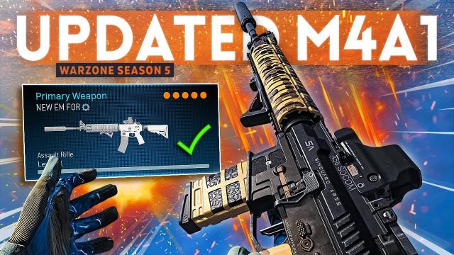 This UPDATED M4 Class Setup in Warzone now has a NEW OPTIC!