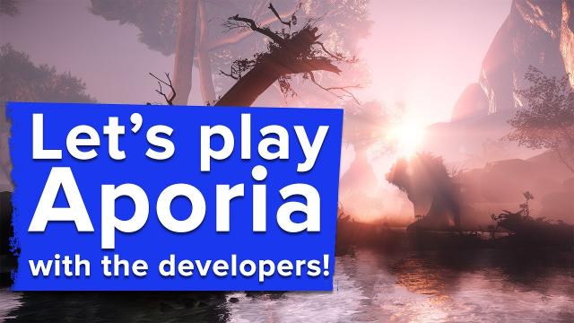 Let's Play Aporia: Beyond the Valley with the developers!