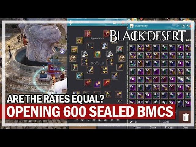 Opening 600 Sealed Black Magic Crystals | Black Desert