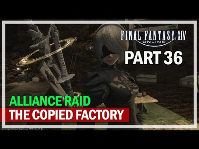 Final Fantasy 14 - The Copied Factory Final Boss - Episode 36 Black Mage (First Time)