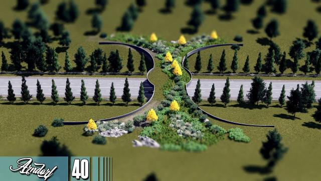 Cities Skylines: Arndorf - The Highyway Wild Overpass and some restructurations #40