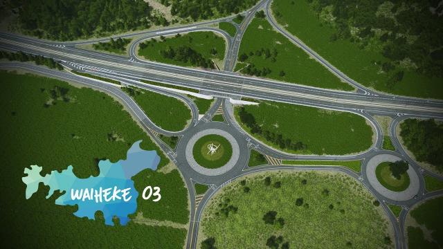 Cities: Skylines | Waiheke - 03 - Realistic Interchange [Showcase]