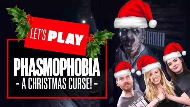 Let's Play Phasmophobia - A CHRISTMAS CURSE! Phasmophobia co-op PC gameplay