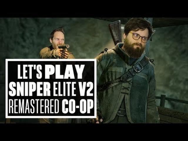 Let's Play Sniper Elite V2 Remastered - JOHNNY AND IAN GO FOR THE NUTS!