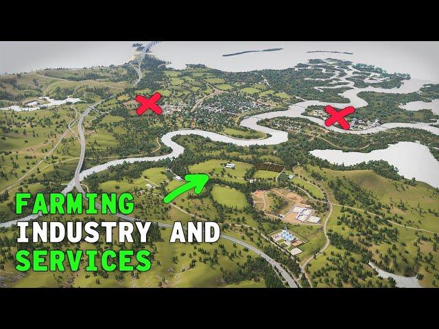 Better Services and Industry | Cities Skylines: Mile Bay 07