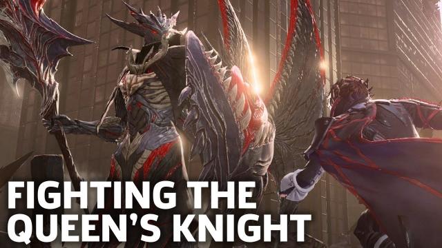 Code Vein Boss Fight Gameplay - The Queen's Knight