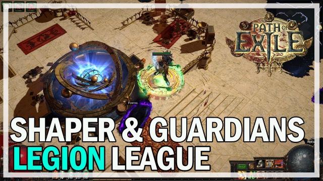 Path of Exile - Legion Guardians and Shaper Flawless - Cyclone Build