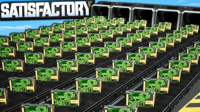Building THOUSANDS of Advanced Electronics in Satisfactory!
