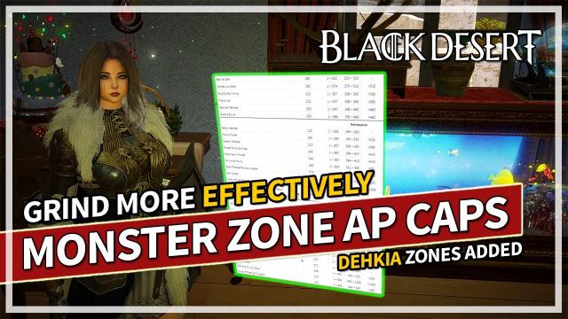 ????Monster Zone AP Caps Guide & Dehkia Updated | Black Desert
