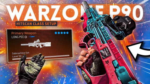 This UPDATED P90 Class Setup in Warzone is ALMOST HITSCAN!