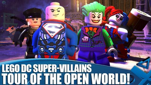 Lego DC Super-Villains - Tour Of The Open World and Character Roster!