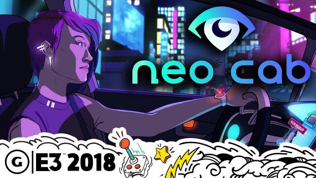 Neo Cab Puts You on a Cyberpunk Adventure as an Uber Driver | E3 2018 (Re-upload)