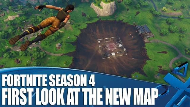 Fortnite Season 4 - First Look At The New Map, Dusty Divot!