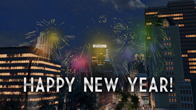 Happy New Year from New Toulouse! (Cities Skylines)