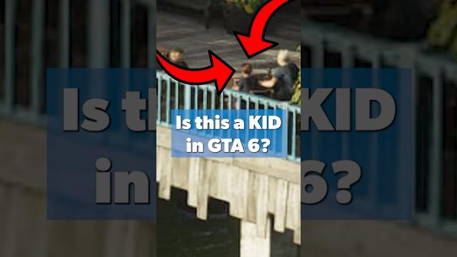 Hold on, is this a CHILD in #GTA6? #shorts #gta6trailer #gametheory