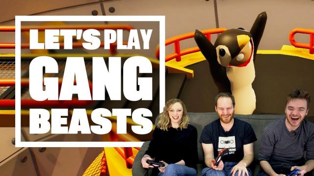 Let's Play Gang Beasts on PS4 - Press Triangle to GLOAT