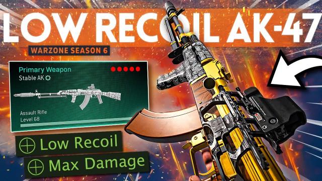 This UPDATED LOW RECOIL AK-47 Class Setup in Warzone just MELTS enemies!