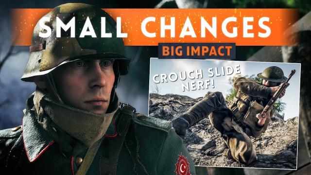 ► DICE HAS NERFED CROUCH SLIDE! - Battlefield 1 Fixes (Lighting, Movement & Vehicle Customisation)