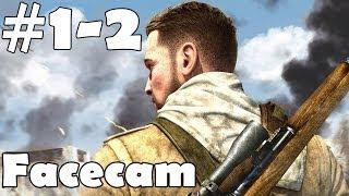 Facecam: Sniper Elite 3 Walkthrough Parts 1-2 Gameplay Let's Play Review Playthrough 1080p HD PC