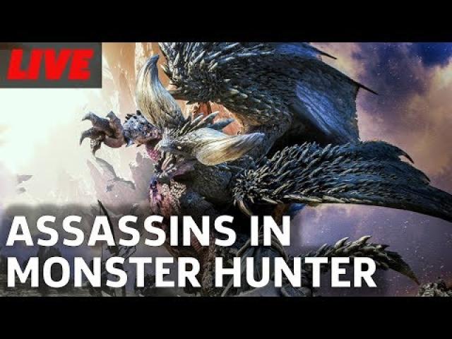 Assassin's Creed In Monster Hunter World Gameplay Live