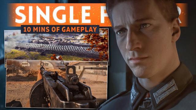 10 MINUTES OF SINGLE PLAYER GAMEPLAY! - Battlefield 5 War Stories First Look (New Weapons Footage!)