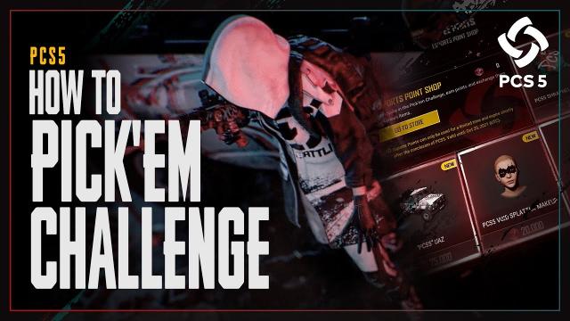 PCS5 - Earning in the Pick'Em Challenge | PUBG