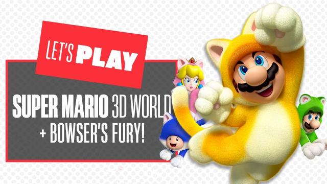 Let's Play Super Mario 3D World + Bowser's Fury - BOWSER'S FURY SWITCH GAMEPLAY