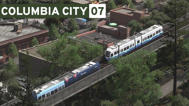 Light Rail Greenway - Cities Skylines: Columbia City #07