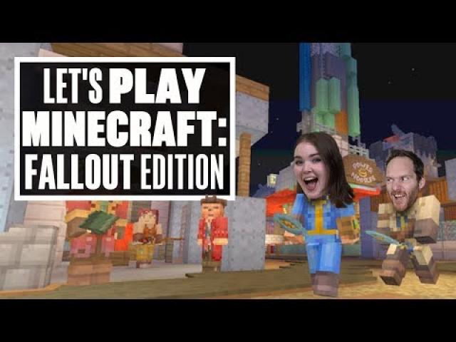 Let's Play Minecraft: Fallout Edition gameplay - RADS THE WAY TO DO IT!