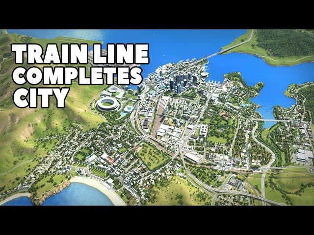 Train Line Completes the City | Cities Skylines: Oceania 45