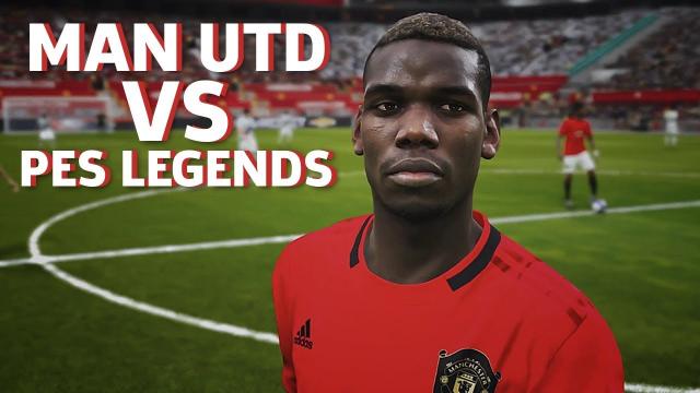 PES 2020: PS4 Pro Gameplay - Man United Vs. PES Legends